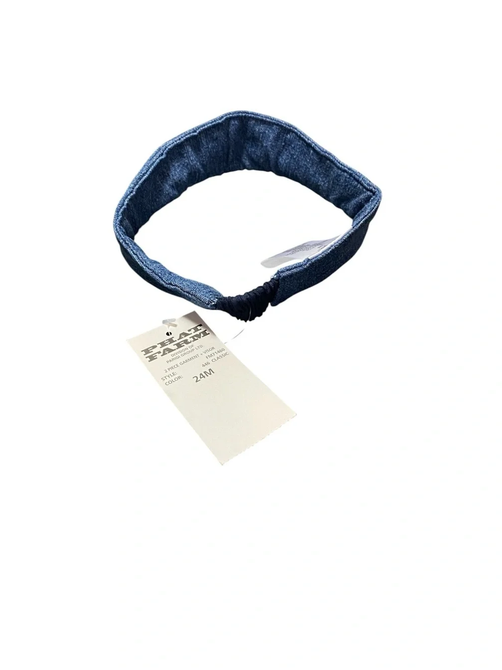Phat Farm Kids Denim Visor - Indigo Blue 24M